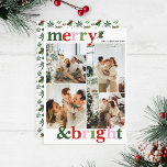 メリーBright Christmasおもしろい シーズンカード<br><div class="desc">家族や友人に送信する明るくおもしろいクリスマスカード！</div>