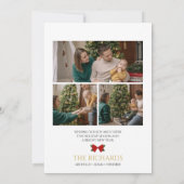 メリーBright Christmasフォトカミニマルード 招待状 (裏面)