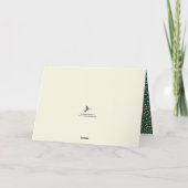 メリーBright Christmas Baubleのモダン写真 シーズンカード (裏面)