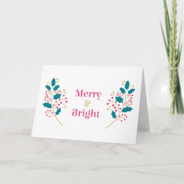 メリーBright Christmas, Holiday Greeting Card シーズンカード