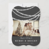 メリーBright Christmas Lightsの写きらめく真 シーズンカード (正面)
