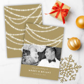 メリーBright Christmas Lightsの写きらめく真 シーズンカード