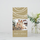 メリーBright Christmas Lightsの写きらめく真 シーズンカード (スタンド正面)