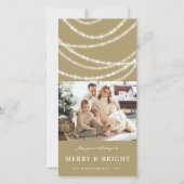 メリーBright Christmas Lightsの写きらめく真 シーズンカード (正面)