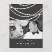 メリーBright Christmas Lightsの写きらめく真 シーズンポストカード (正面)