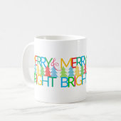 メリーBright Christmas Mug コーヒーマグカップ (正面左)