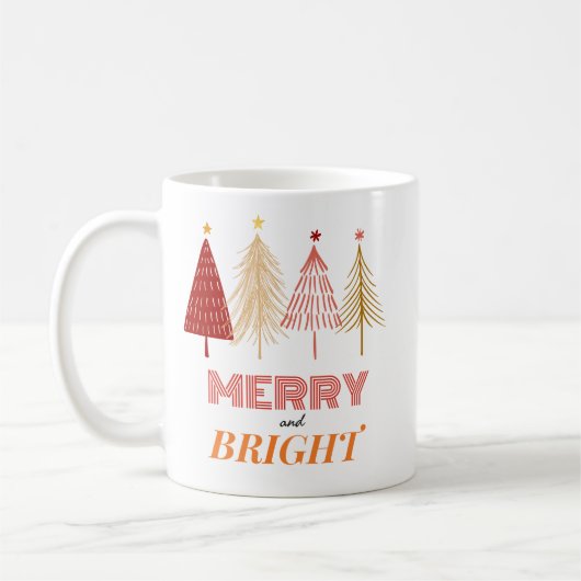 メリーBright Christmas Mug コーヒーマグカップ (左)