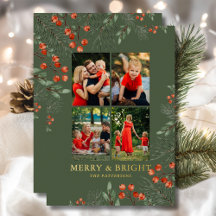 メリーBright Christmas Photo Collageフローラ