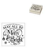 メリーBright Christmas Scrapbook Rubber Stamp ラバースタンプ (押印)