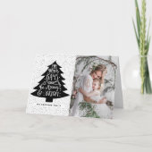 メリーBright Christmas Tree |ホリデーフォトカード シーズンカード (正面)