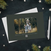 メリーBright Family素朴 Christmas写真 シーズンカード