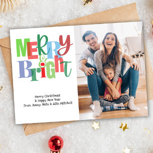 メリーBright Family Photoクリスマス シーズンカード