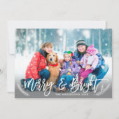 メリーBright Holiday Photo Card シーズンカード (正面)