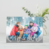 メリーBright Holiday Photo Card シーズンカード (スタンド正面)