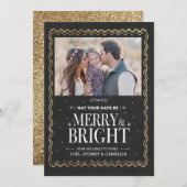 メリーBright Holiday Photo Card シーズンカード (正面/裏面)