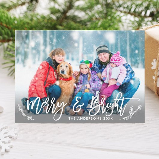 メリーBright Holiday Photo Card シーズンカード