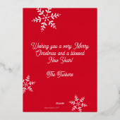 メリーBRIGHT Overlayクリスマスフォト 箔シーズンカード (裏面)