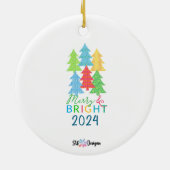 メリーBright Photo Christmas Ornament セラミックオーナメント (裏面)