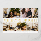メリーBright Photo Collage 箔シーズンカード (正面)