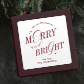 メリーBright Redスクリプエレガントトモダンス スクエアシール