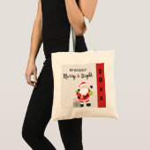 メリーBright Santa with Year トートバッグ (正面(商品))