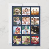 メリーBright Year In Review Arch Photo Christmas シーズンカード (裏面)