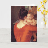 メリーCassatt絵画 カード (黄色い花)