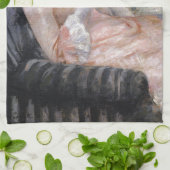 メリーCassatt著お茶 キッチンタオル (折り畳み)