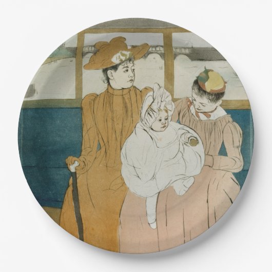 メリーCassatt著オムニバス ペーパープレート (正面)