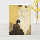 メリーCassatt: 付属品 カード (黄色い花)