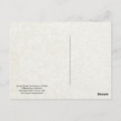 メリーCassatt "春: 庭に"立っているマーゴット ポストカード (裏面)