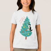 メリーCatmas - A Purr-fect Christmas Climb トライブレンドＴシャツ (正面)