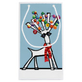 メリーChris Mooseまたはトナカイ スモールペーパーバッグ (裏面)