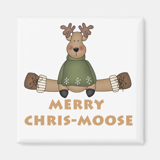 メリーChris-Moose Tシャツ&ギフト マグネット (正面)