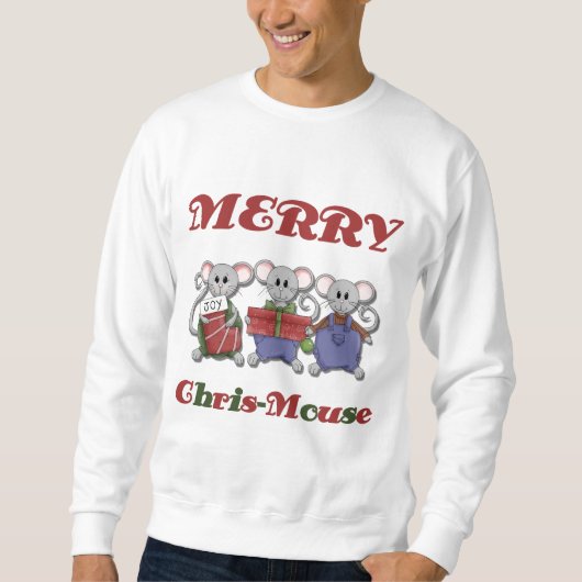 メリーChris-Mouse Tシャツとギフト スウェットシャツ (正面)