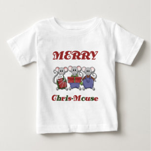 メリーChris-Mouse Tシャツとギフト ベビーTシャツ