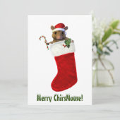 メリーChrisMouseフラットホリデーカード シーズンカード (スタンド正面)