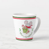 メリーChrisMouse、ホリデーマウス カフェラテマグ (右アングル)