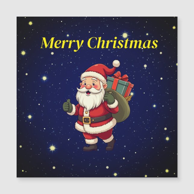 メリーChristams Santa Magnetic Card (正面)