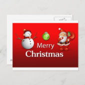 メリーchristma new1 シーズンポストカード (正面/裏面)