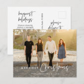 メリーChristmas Ever, Family Photo Greeting Pos ポストカード (正面/裏面)