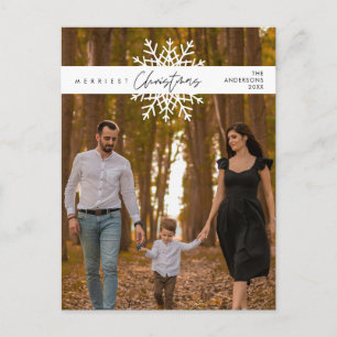 メリーChristmas Family Photo, Cozy Happiness ポストカード