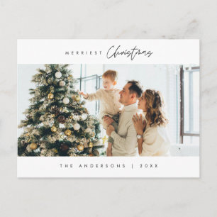 メリーChristmas Family Photo, Cozy Happiness ポストカード