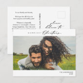 メリーChristmas Family Photo, Winter Happiness ポストカード (正面/裏面)