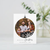 メリーChristmas Family Photo, Wishes Ball ポストカード (スタンド正面)