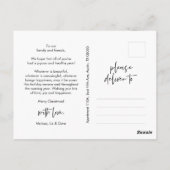 メリーChristmas Family Photo, Wishes Ball ポストカード (裏面)