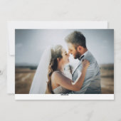 メリーChristmas Photo結婚の発表 シーズンカード (裏面)