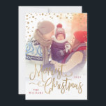 メリーChristmas Photo Card シーズンカード<br><div class="desc">メリークリスマス写真カード。カスタマイズ。</div>