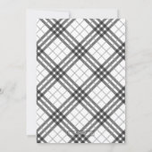 メリーChristmas Plaid Photo Card シーズンカード (裏面)