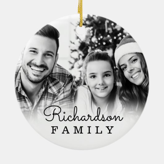 メリーChristmaskおもしろい赤い格子模様トナカイのマスクコービデ セラミックオーナメント (裏面)